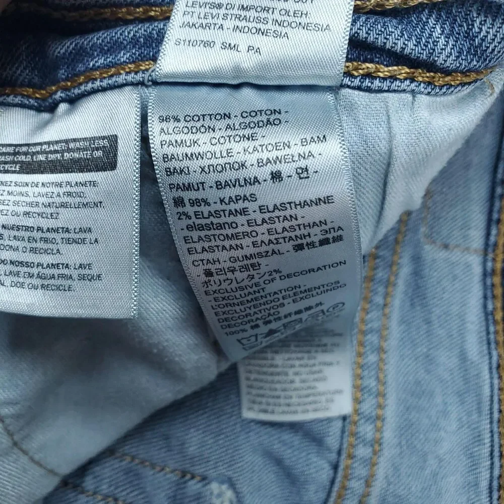 Levis 505 Jeans Mens 36x34 Blue Medium Wash Straight Zip Fly Regular Fit Denim